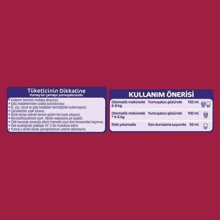 Çamaşır Yumuşatıcısı 3 LT Çiçek Bahçesi 1 Adet