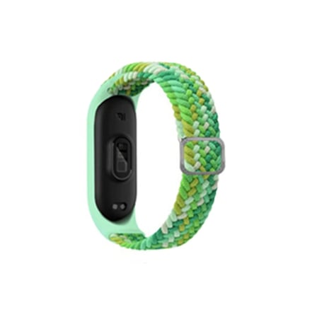 Xiaomi Mi Band 6 Uyumlu Star Kordon - Turkuaz-Yeşil