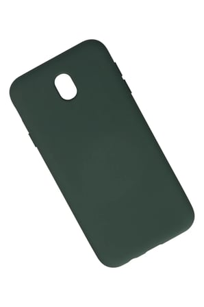 Samsung Galaxy J7 Pro / J730 Kılıf Nano içi Kadife Silikon - Koyu Yeşil