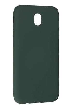 Samsung Galaxy J7 Pro / J730 Kılıf Nano içi Kadife Silikon - Koyu Yeşil