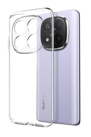 redmi note 15 pro 5g lüx şeffaf silikon - şeffaf