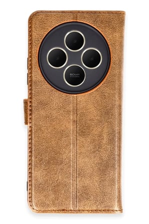 Xiaomi Redmi 14C Uyumlu Kılıf Trend S Plus Kapaklı Kılıf - Taba