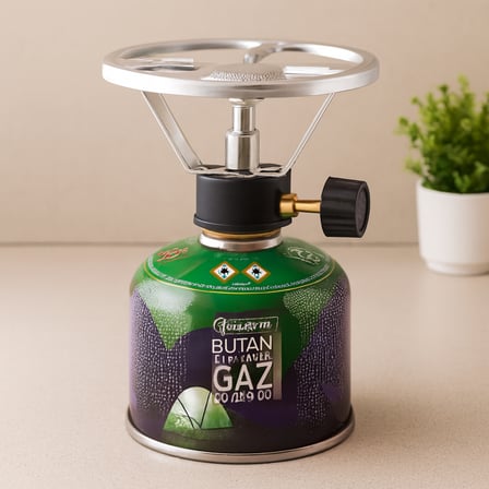 Portatif Kartuşlu Kamp Ocağı ve 230g Kartuş Gaz Seti