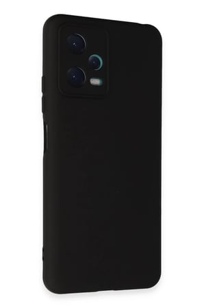 Xiaomi Redmi Note 12 5G Uyumlu Kılıf Nano içi Kadife Silikon - Siyah