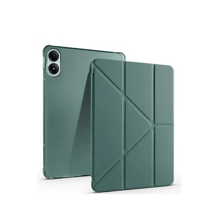 Xiaomi Redmi Pad SE 4G Uyumlu Kılıf Kalemlikli Mars Tablet Kılıfı - Koyu Yeşil