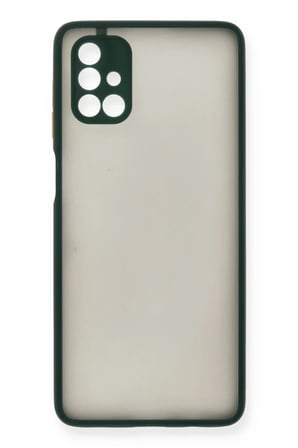 Samsung Galaxy M51 Uyumlu Kılıf Montreal Silikon Kapak - Yeşil