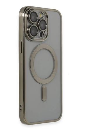 Apple iPhone 14 Pro Max Uyumlu Kılıf Kross Magneticsafe Kapak - Titan Gri