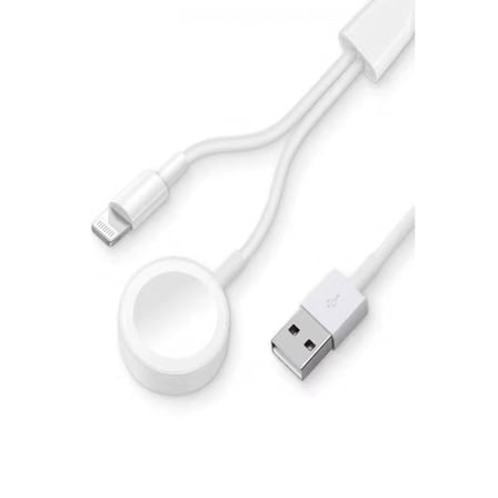 AC08 2in1 Kablosuz Şarj Apple Watch 1/2/3/4/5/6/7/8/SE