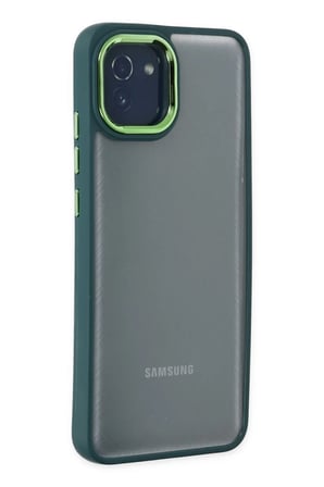 Galaxy A03 Kılıf Dora Kapak - Haki Yeşil