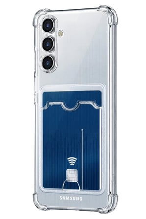 Samsung Galaxy A27 Uyumlu Kılıf Kart Şeffaf Silikon - Şeffaf