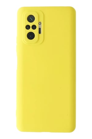 Xiaomi Redmi Note 10 Pro Uyumlu Kılıf Nano içi Kadife Silikon - Sarı