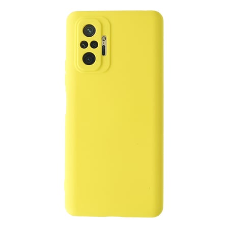 Xiaomi Redmi Note 10 Pro Uyumlu Kılıf Nano içi Kadife Silikon - Sarı
