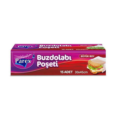 Buzdolabı Poş 30*45 Büyük 15li