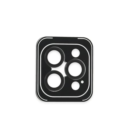 Joko Apple iPhone 16 Pro Max Uyumlu PVD Metal Kamera Lens - Siyah