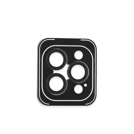 Joko Apple iPhone 16 Pro Max Uyumlu PVD Metal Kamera Lens - Siyah