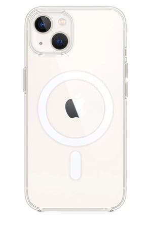 Apple iPhone 15 Plus Uyumlu Kılıf Magneticsafe Şeffaf Silikon - Şeffaf