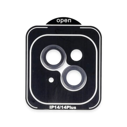 Joko Apple iPhone 14 Uyumlu PVD Metal Kamera Lens - Siyah