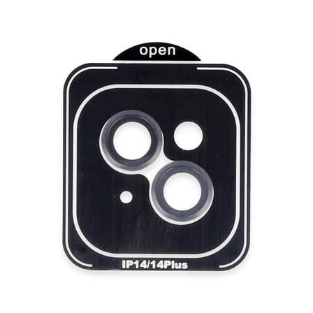 Joko Apple iPhone 14 Uyumlu PVD Metal Kamera Lens - Siyah
