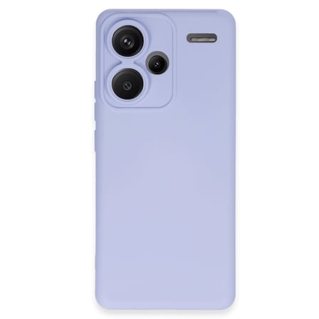 Xiaomi Redmi Note 13 Pro Plus Uyumlu Kılıf Nano içi Kadife Silikon - Lila