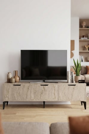 Royal TV Sehpası Suntalam Ekru 160x35