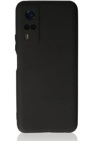 Vivo Y53S Uyumlu Kılıf First Silikon - Siyah