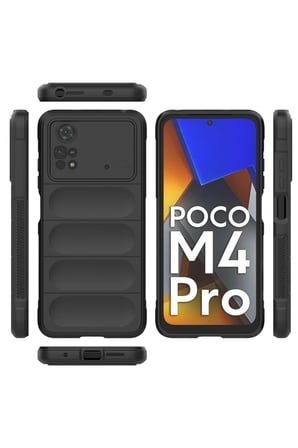 Xiaomi Poco M4 Pro 4G Uyumlu Kılıf Optimum Silikon - Siyah