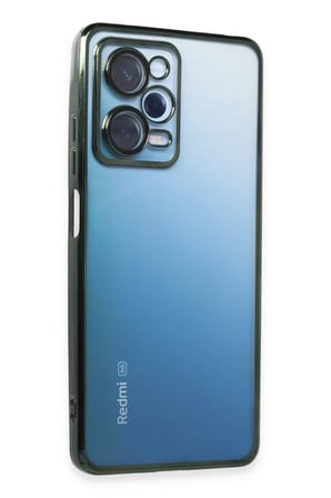 Xiaomi Redmi Note 12 Pro 5G Uyumlu Kılıf Lensli Silikon - Yeşil