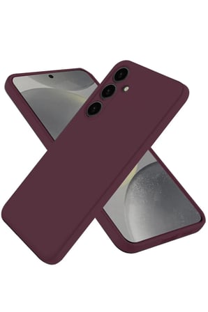 Galaxy A56 Kılıf First Silikon - Mürdüm