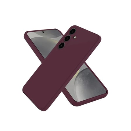 Galaxy A56 Kılıf First Silikon - Mürdüm