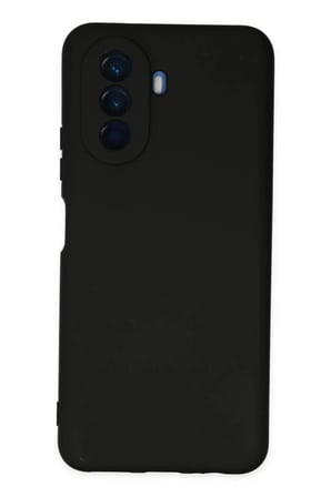 Nova Y70 Kılıf Nano içi Kadife Silikon - Siyah