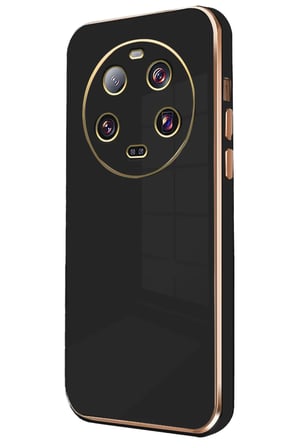 Xiaomi Mi 14 Ultra Uyumlu Kılıf Volet Silikon - Siyah