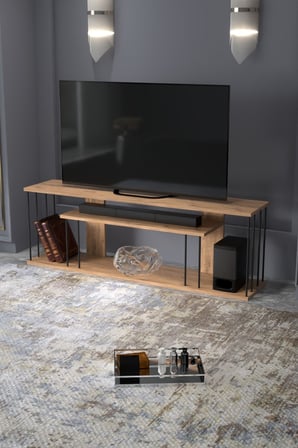 Gzd Plus TV Ünitesi Kahverengi Çam