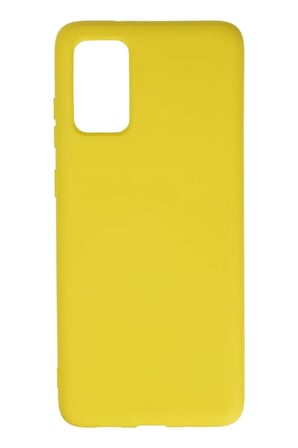 Galaxy S20 Plus Kılıf Nano içi Kadife Silikon - Sarı