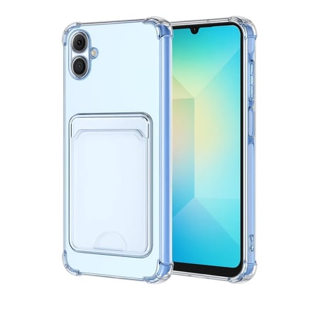 Samsung Galaxy A07 4G Uyumlu Kart Şeffaf Silikon - Şeffaf