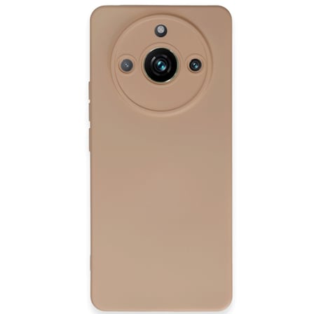 Realme 11 Pro Uyumlu Kılıf Nano içi Kadife Silikon - Pudra