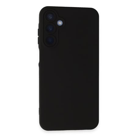 Samsung Galaxy A15 4G Uyumlu Kılıf Nano içi Kadife Silikon - Siyah