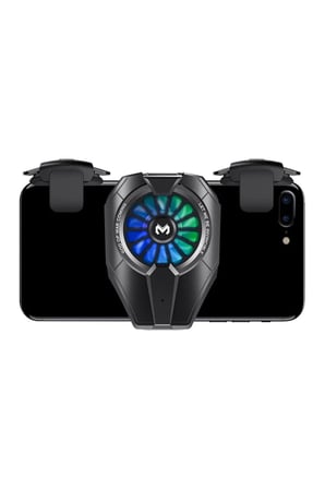 DL06 RGB Radyatör Telefon Soğutucu Fan - Siyah