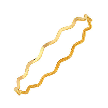 22 Ayar 14 Gr Zigzag Ajda Bilezik - BZK195