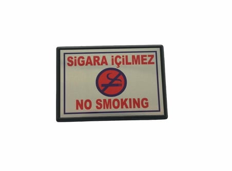 Yönlendirme Küçük Sigara İçilmez 10X7 cm