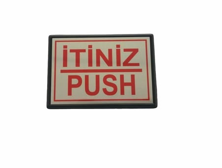 Yönlendirme Büyük İtiniz (Push) 13X8,5 cm