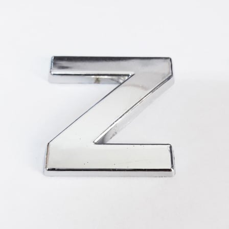 Z Harfi 3,75 cm Krom Yapışkanlı