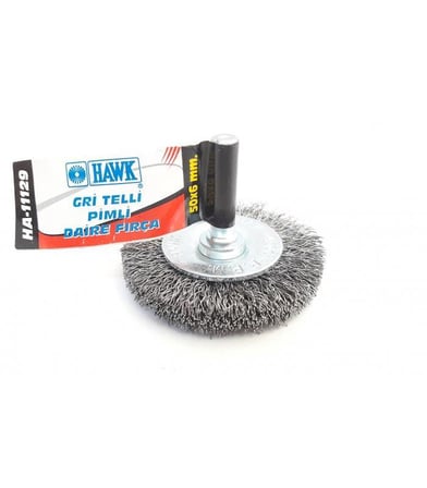 HA11129 Pimli Gri Tel Daire Fırça 50x6 mm