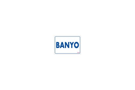 Banyo Uyarı Levhası 17,5x25 KOD:1688