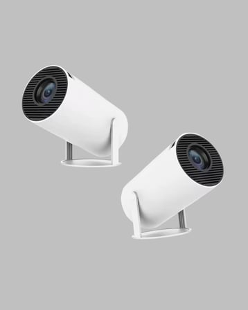 Full HD 4K Uyumlu Projeksiyon Cihazı 130 İnç Geniş Ekran Destekli