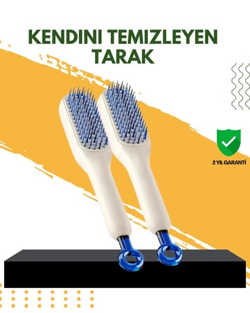 Otomatik Temizlemeli Saç Fırçası – Ergonomik Tasarım Masaj Etkili Elektriklen