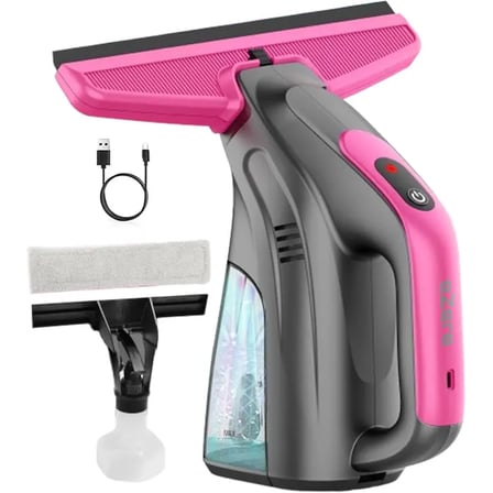 Ezere ClearView Şarjlı Cam Temizleyici Silme Makinesi Mikrofiber Başlıklı-(5775