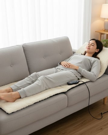 Full Body Masaj Minderi Isı ve Titreşim Destekli