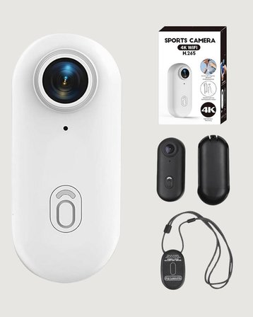 360° Klipsli Manyetik Spor Kamera Yüksek Çözünürlük Yeni Nesil