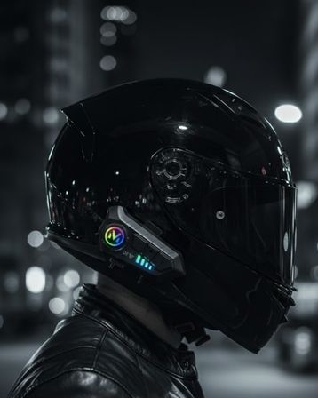 Bluetooth 5.3 Kask İçi Intercom Kulaklık 1000 m Mesafe 1000 mAh