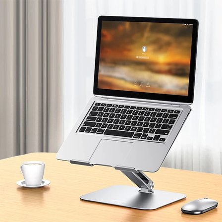 ALLY MC LS677 Premium Ayarlanabilir ve Katlanabilir Alüminyum Laptop-Bilgisayar Sta